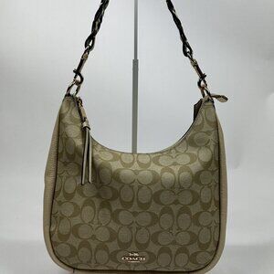NWOT Coach Jules Hobo Shoulder Bag in Signature Canvas